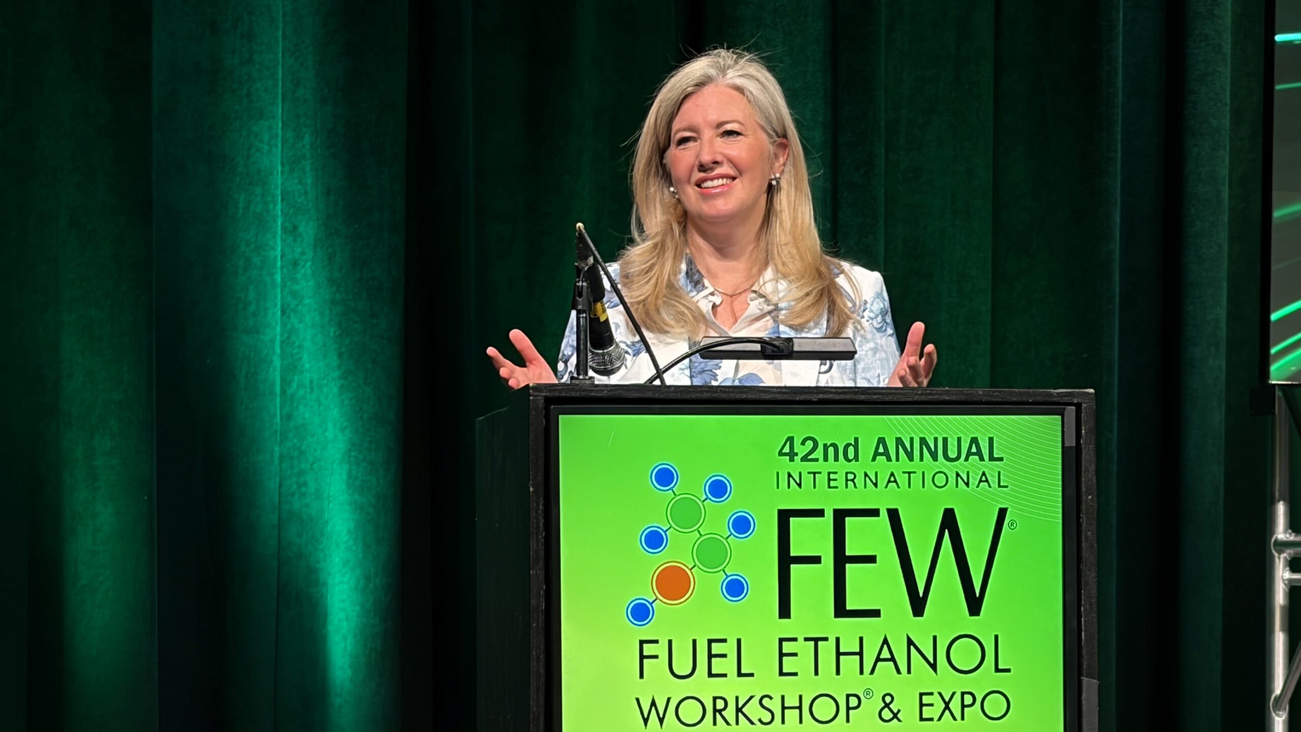 Growth Energy CEO Emily Skor delivered keynote remarks at the 2026 Fuel Ethanol Workshop in St. Louis, Mo.