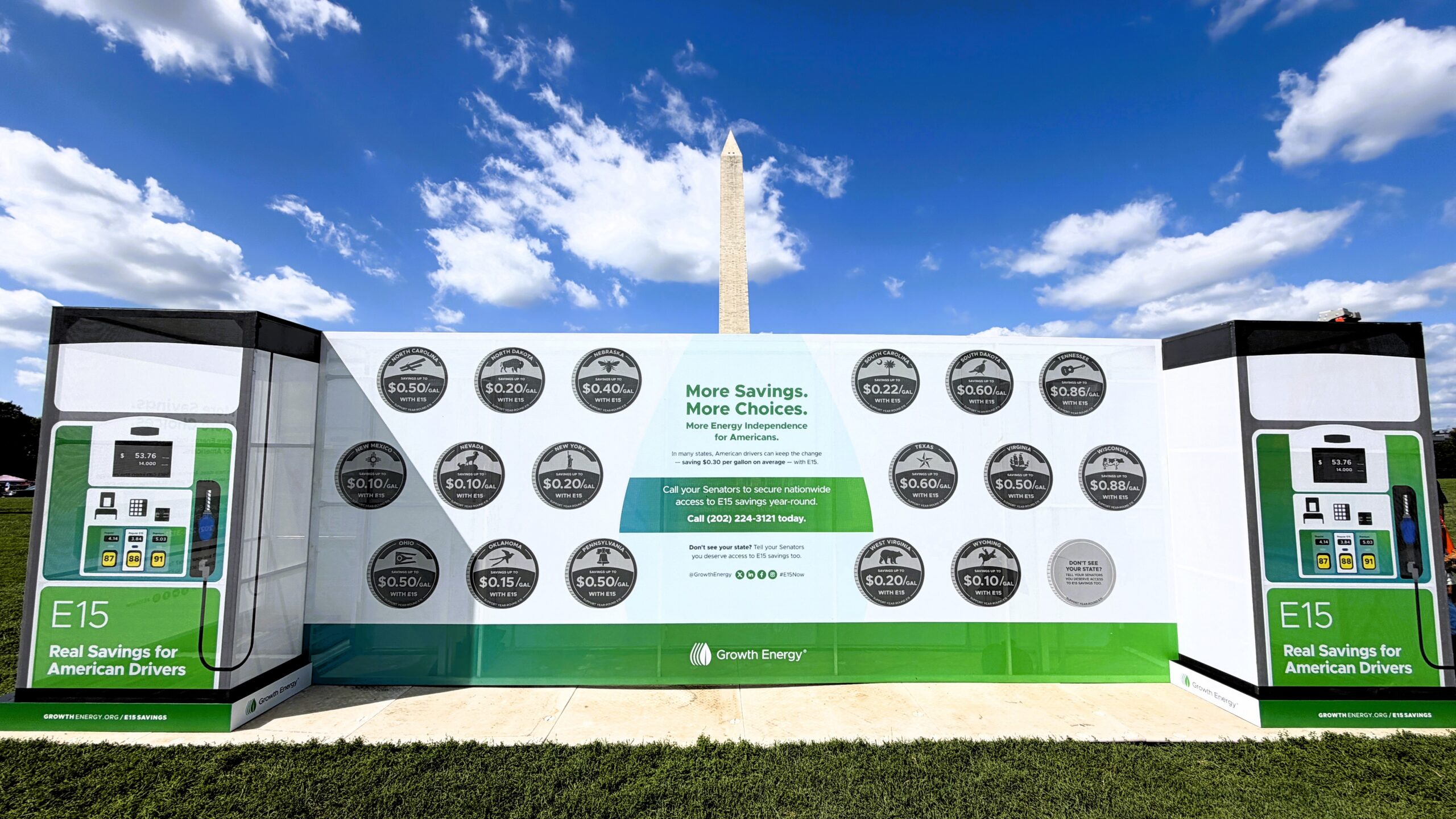 Consumers can keep the change and see more fuel savings with E15.